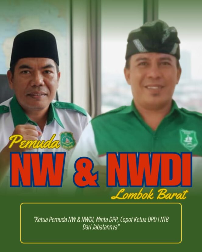 
 Ketua Pemuda NW dan NWDI Sepakat Meminta DPP KNPI Untuk Memberhentikan Ketua DPD I NTB.