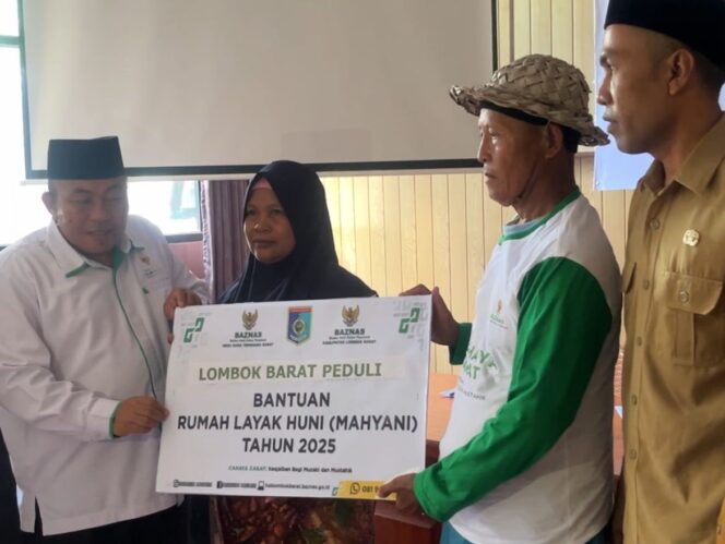 
 BAZNAS NTB & Lobar Realisasikan Bantuan Rumah Layak Huni (MAHYANI) Tahun 2025 di Desa Taman Ayu
