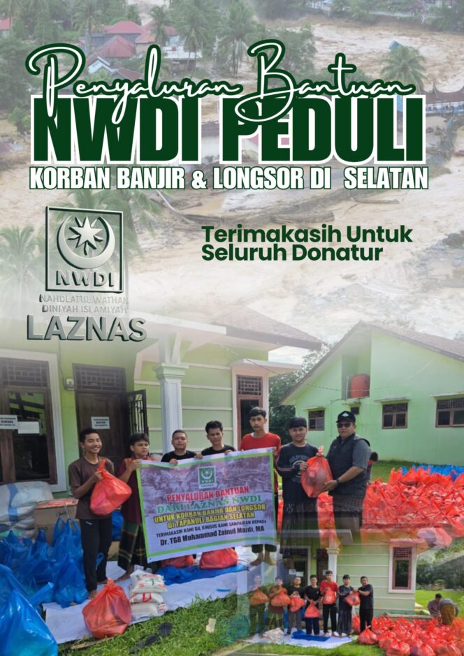 
 NWDI Peduli Salurkan Bantuan Tahap Pertama untuk Wilayah Terdampak Bencana di Sumatra